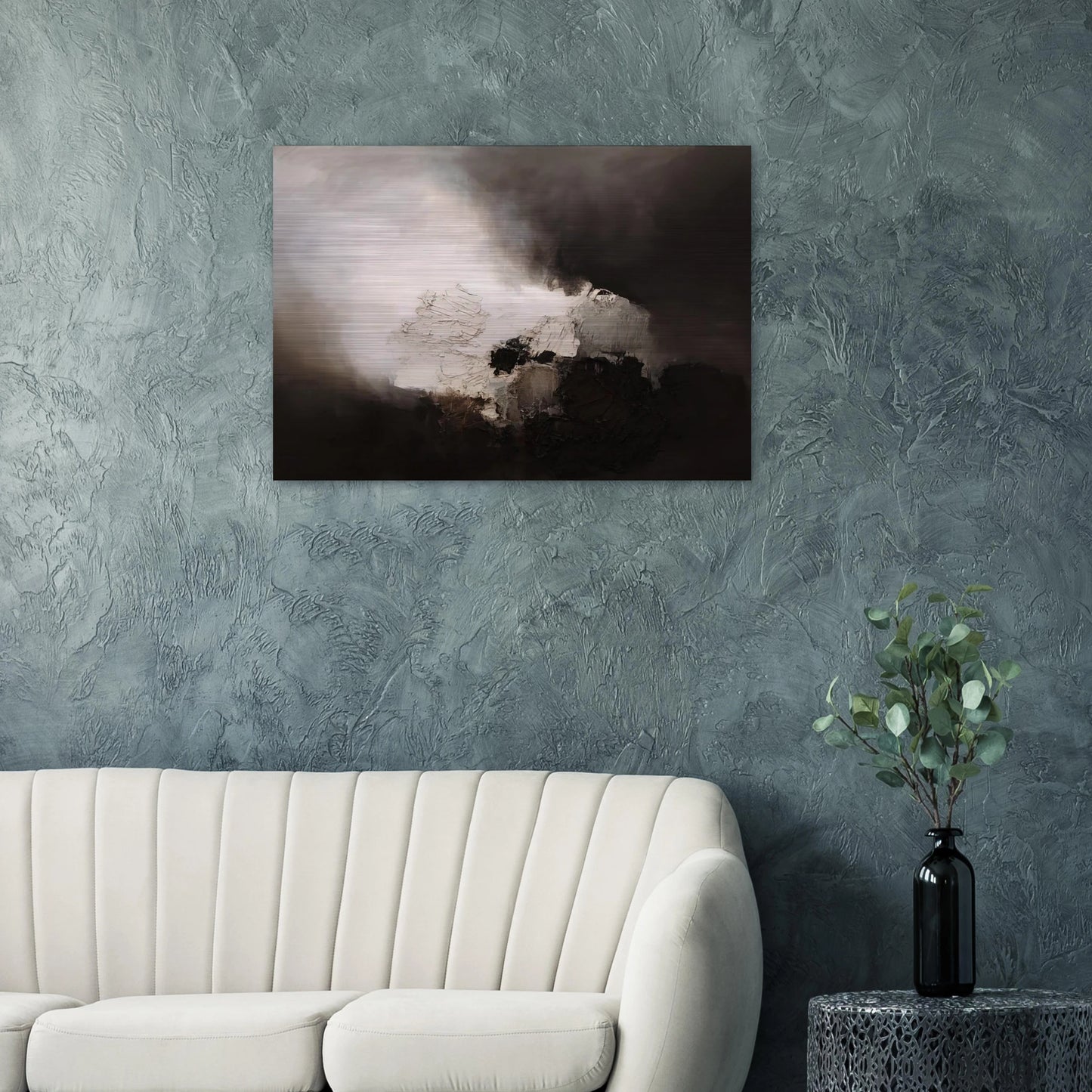 165 1960 - Luis Feito Brushed Aluminum Print - 70x100 cm / 28x40 inches | Luis Feito Aluminum Print | Luis Feito Prints