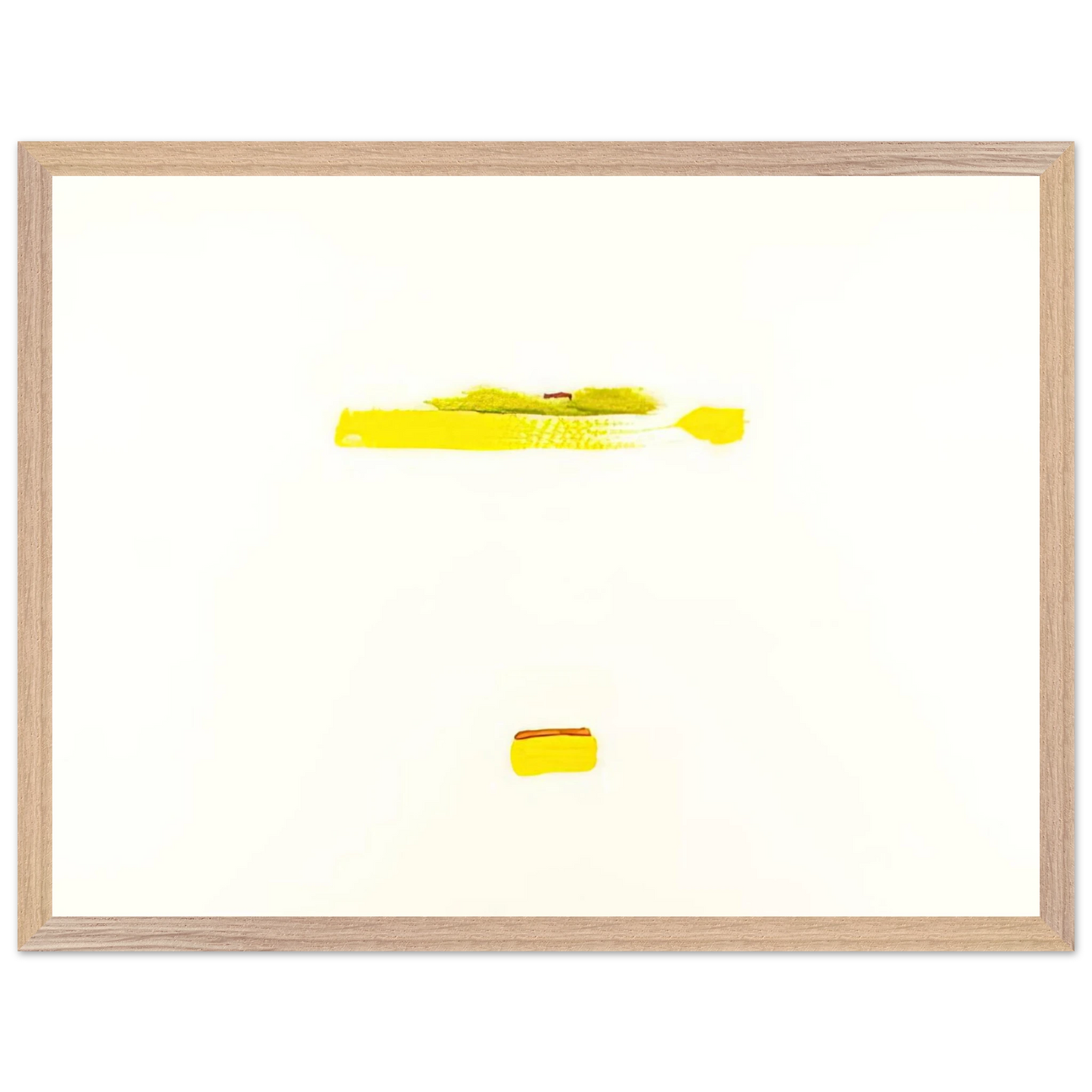Helen Frankenthaler - New York III - 1972 Wall art - 27x35 cm / 11x14 inches - Premium Wooden Framed Poster With Fine Art Paper - Black frame
