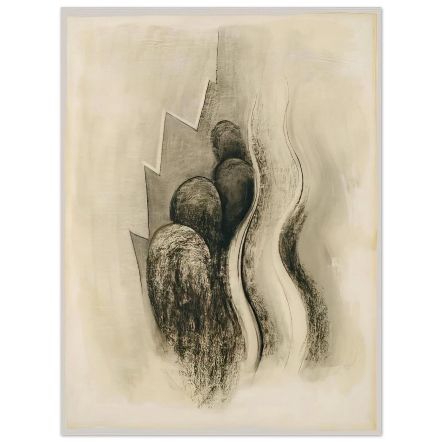 Georgia O'Keeffe - Drawing XIII Fine Art Poster - 13x18 cm / 5x7 inches