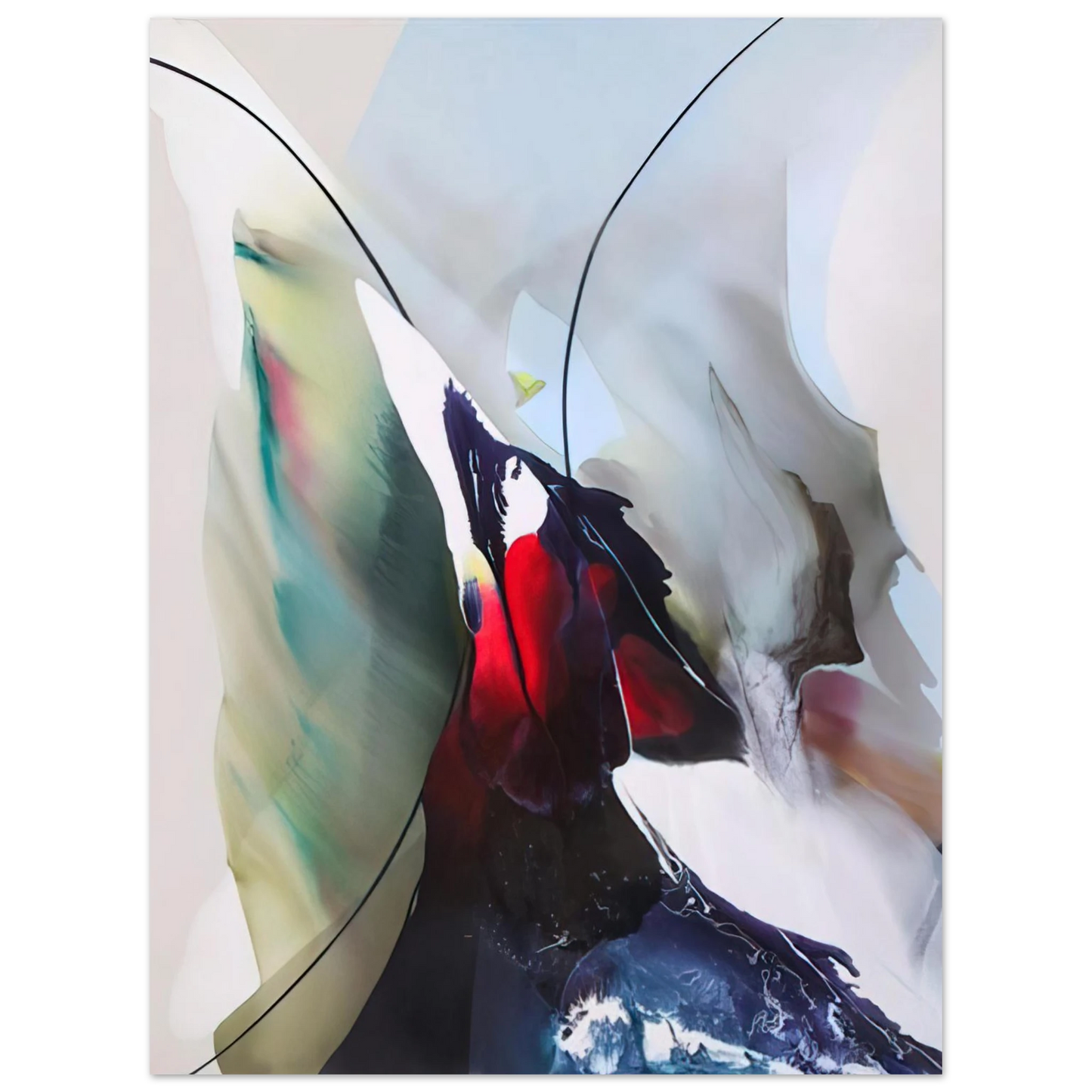 Paul Jenkins - Phenomena Tarot Over Fine Art Poster - Default Title