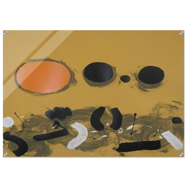 Orange Oval - 1972 - Adolph Gottlieb Acrylic Print - 70x100 cm / 28x40″ inches