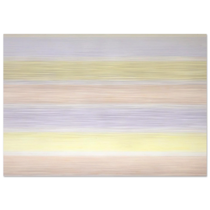 Untitled #6 - Agnes Martin Brushed Aluminum Print - 70x100 cm / 28x40 inches | Agnes Martin Aluminum Print | Agnes Martin Prints