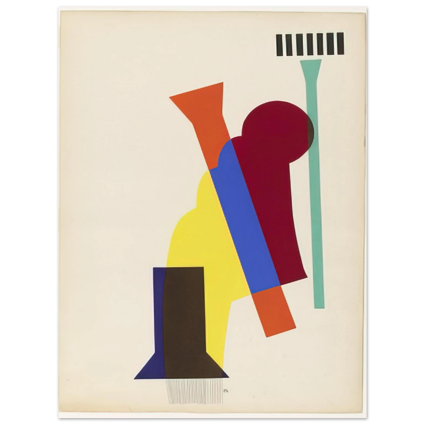 Man Ray - CONCRETE MIXER FROM THE PORTFOLIO REVOLVING DOORS 1926 Fine Art Poster - Default Title