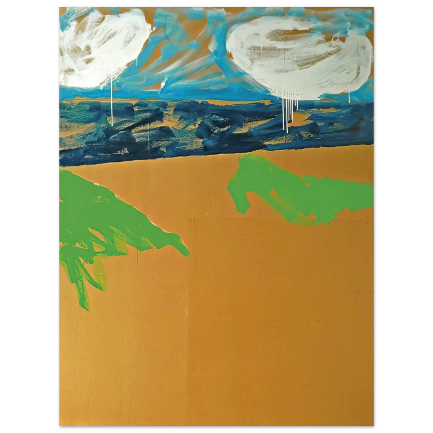 Mario Schifano - Paesaggio anemico - 1973 Fine Art Poster - Default Title