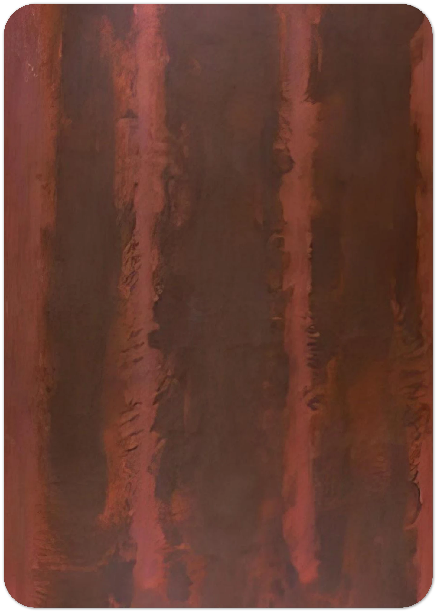 Black on Maroon - 1958 By Mark Rothko Pack of 10 Post Cards | Mark Rothko Post Cards | A6 (10.5 x 14.8 cm) - 4.1 x 5.8 inches