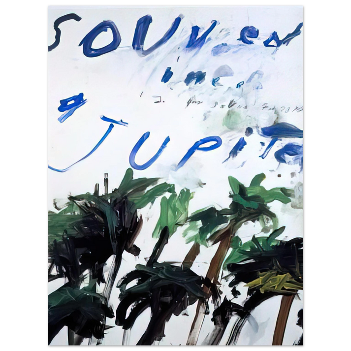 Cy Twombly - Souvenir 75x100 cm / 30x40inches Fine Art Poster