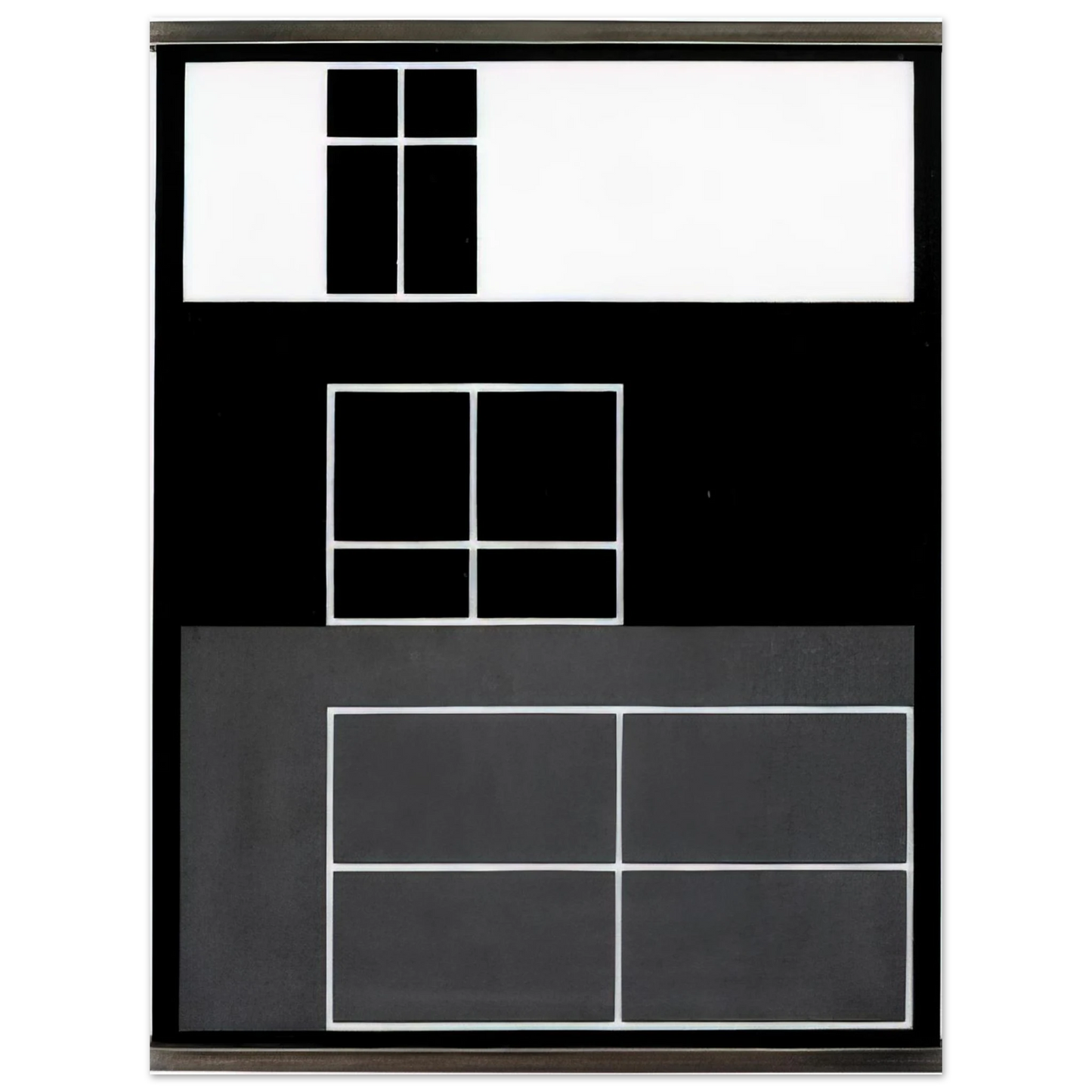 Josef Albers - INTERIOR B 1929 Fine Art Poster - Default Title