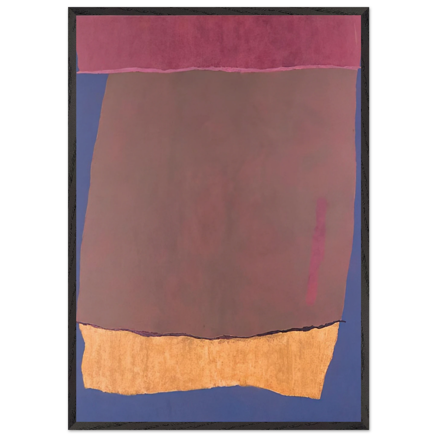 Infinity Field Lefkada Series IX - 1978 - Theodoros Stamos 70x100 cm / 28x40 inches Framed Art Print – Black Wooden Frame