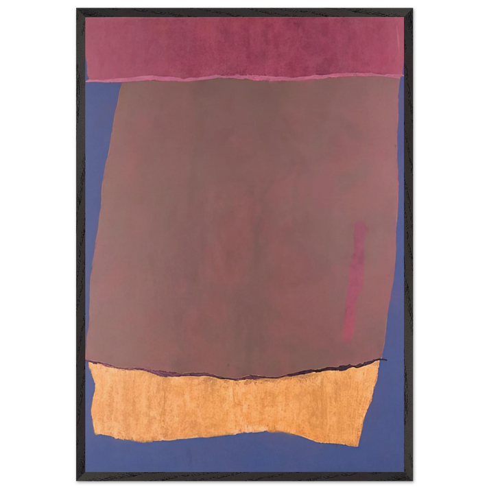 Infinity Field Lefkada Series IX - 1978 - Theodoros Stamos 70x100 cm / 28x40 inches Framed Art Print – Black Wooden Frame