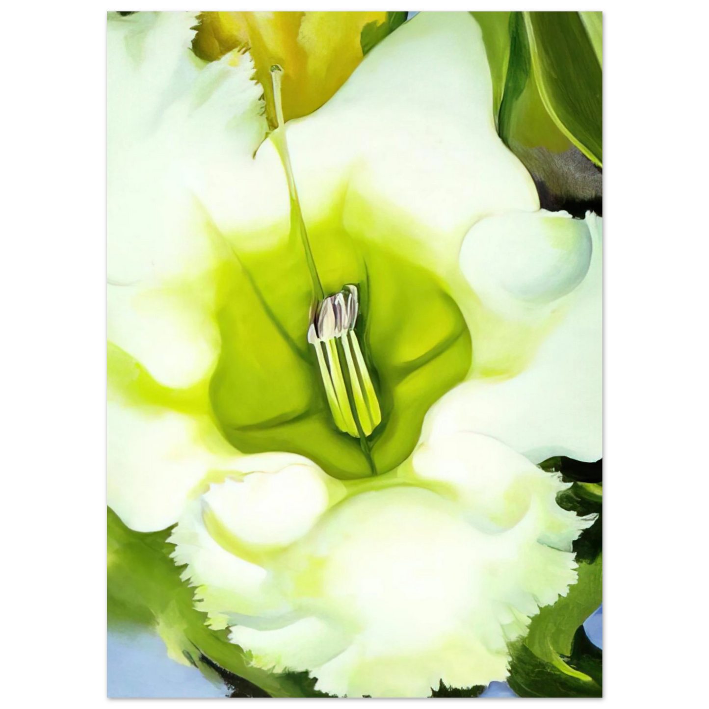 Georgia O'Keeffe - Cup Of Silver Ginger Fine Art Poster - 75x100 cm / 30x40 inches