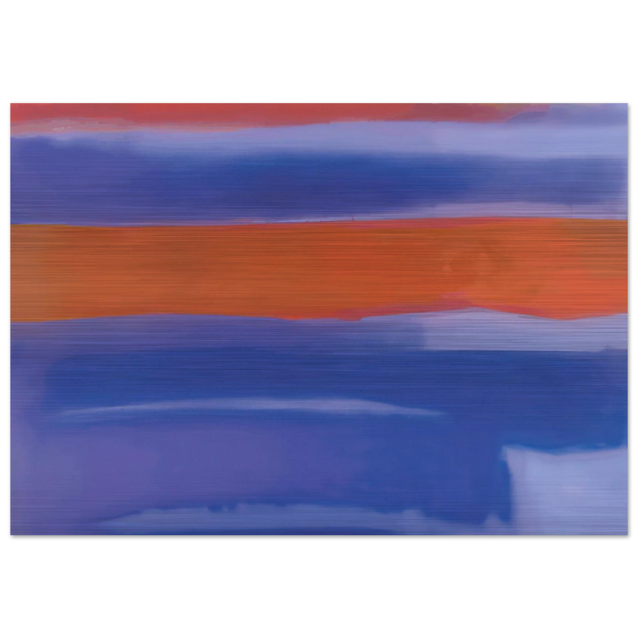 UNTITLED 1980 - Esteban Vicente Brushed Aluminum Print - 70x100 cm / 28x40 inches | Esteban Vicente Aluminum Print | Esteban Vicente Prints