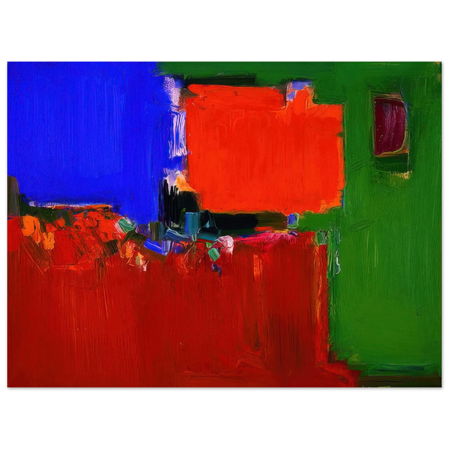 Hans Hofmann - Indian Summer Fine Art Poster - Default Title