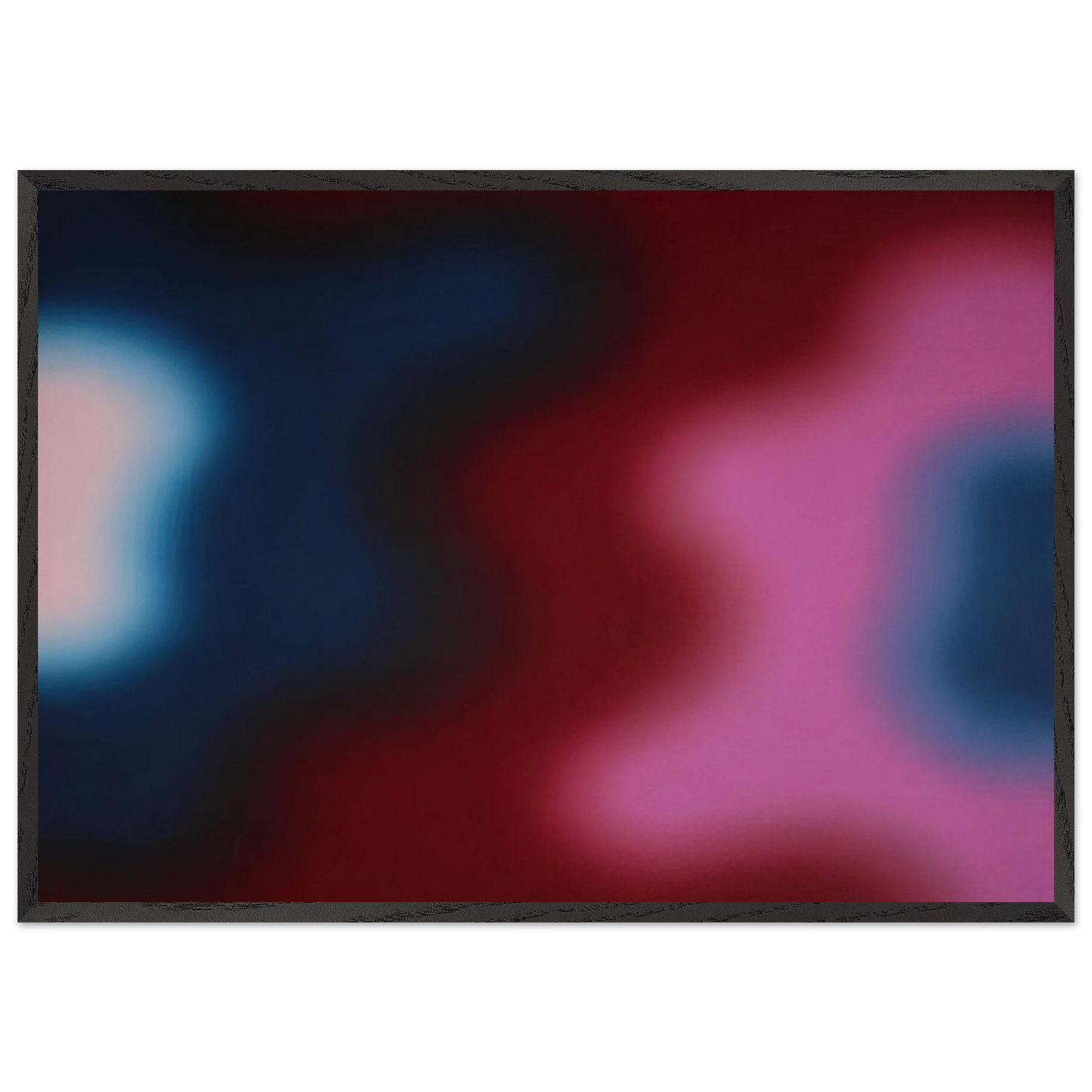 M-12 - 1970 - Wojciech Fangor 70x100 cm / 28x40 inches Framed Art Print – Black Wooden Frame