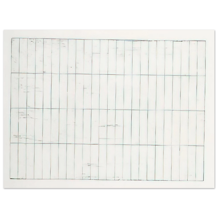 Brice Marden - Grid I Lewison 17 - Minimalism 75x100 cm / 30x40inches Fine Art Poster
