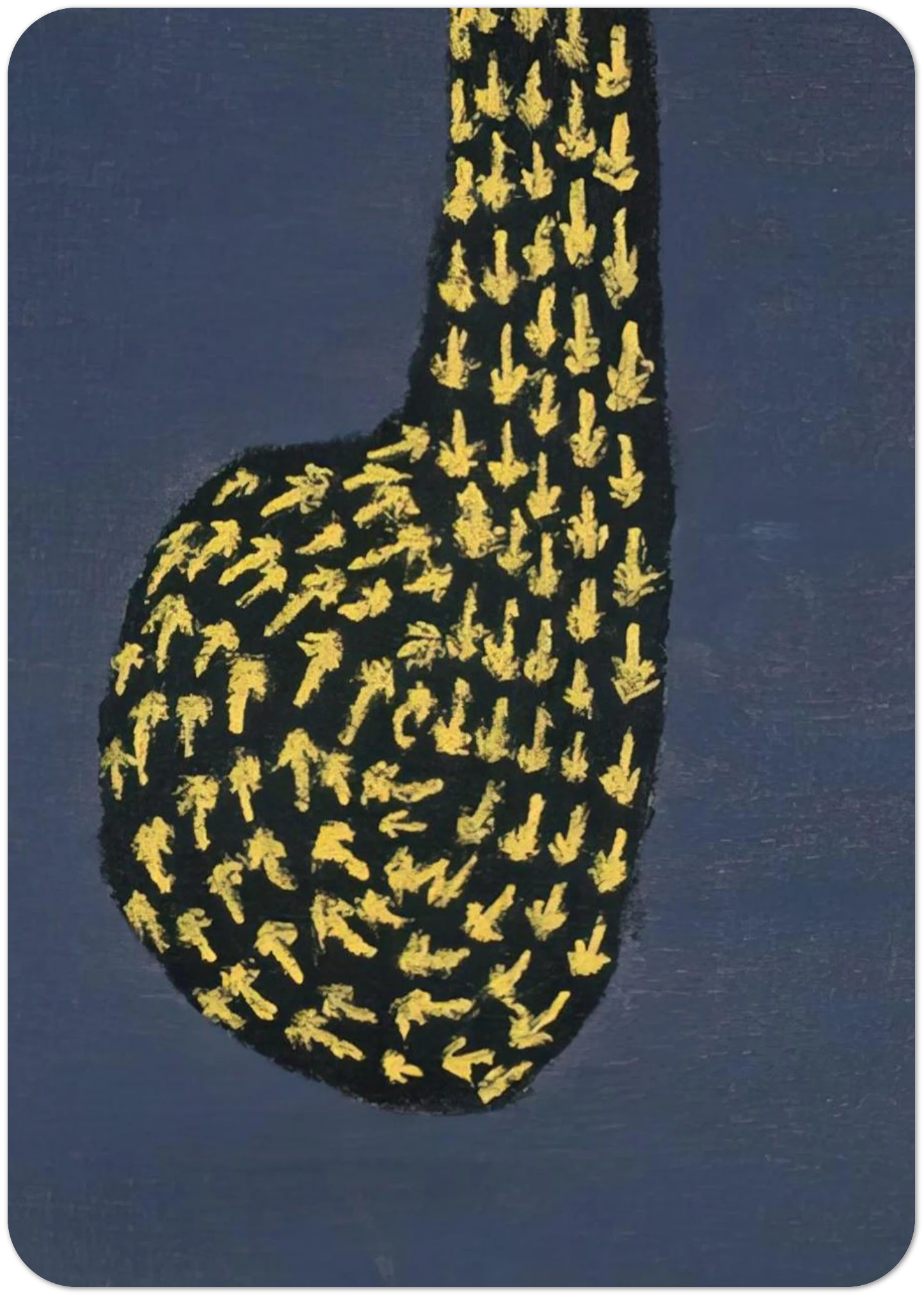 Here is a Sign - 1970 By Forrest Bess Pack of 10 Post Cards | Forrest Bess Post Cards | A6 (10.5 x 14.8 cm) - 4.1 x 5.8 inches