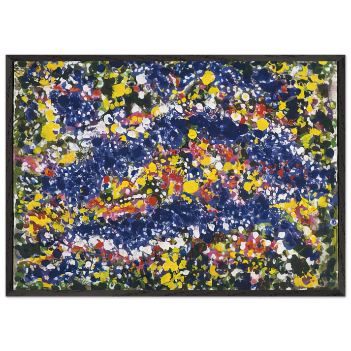 Bird in the Spring - Richard Pousette-Dart 70x100 cm / 28x40 inches Framed Art Print – Black Wooden Frame
