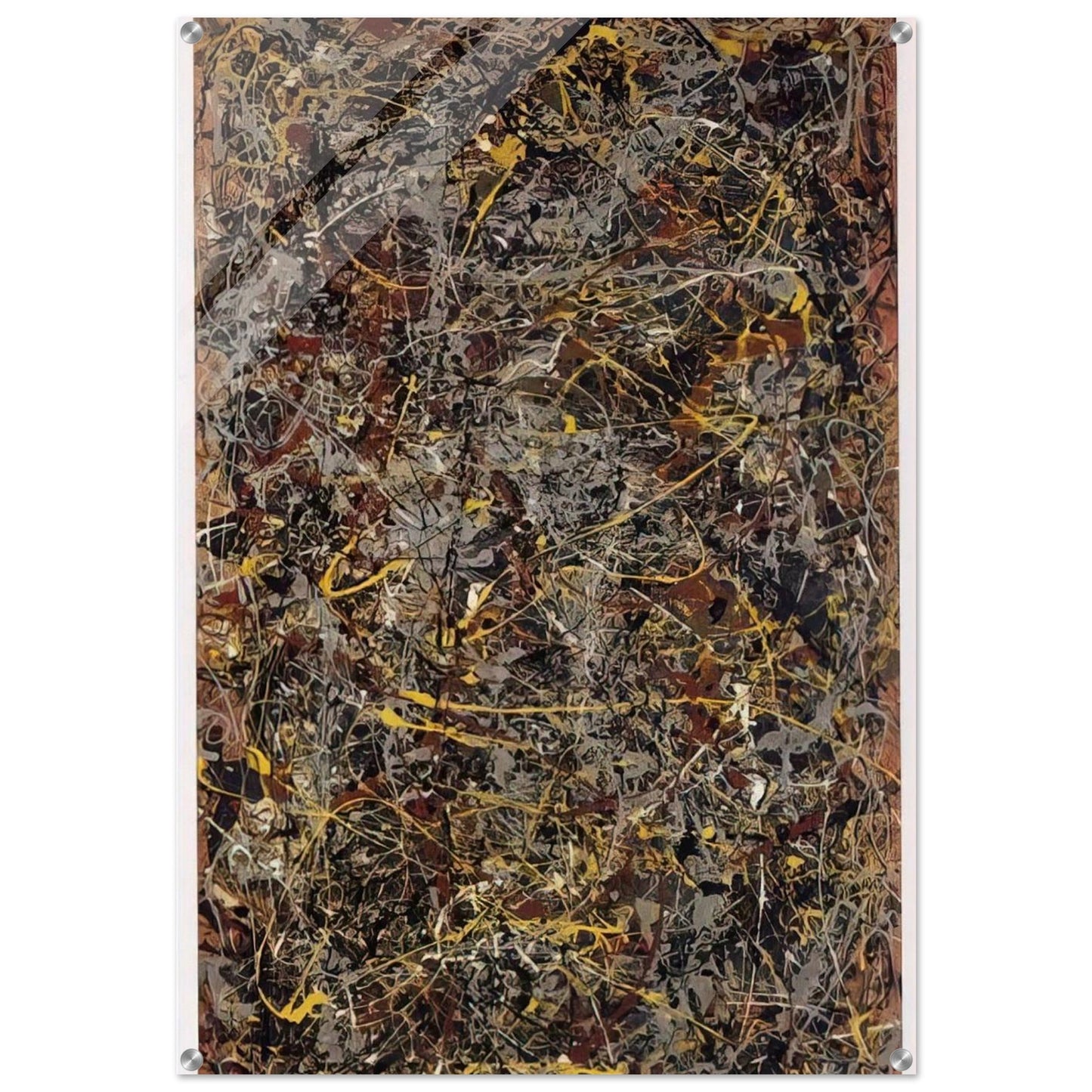 NUMBER 5 1948 1 - Jackson Pollock Acrylic Print - 70x100 cm / 28x40″ inches | Jackson Pollock Wall Art | Jackson Pollock Prints