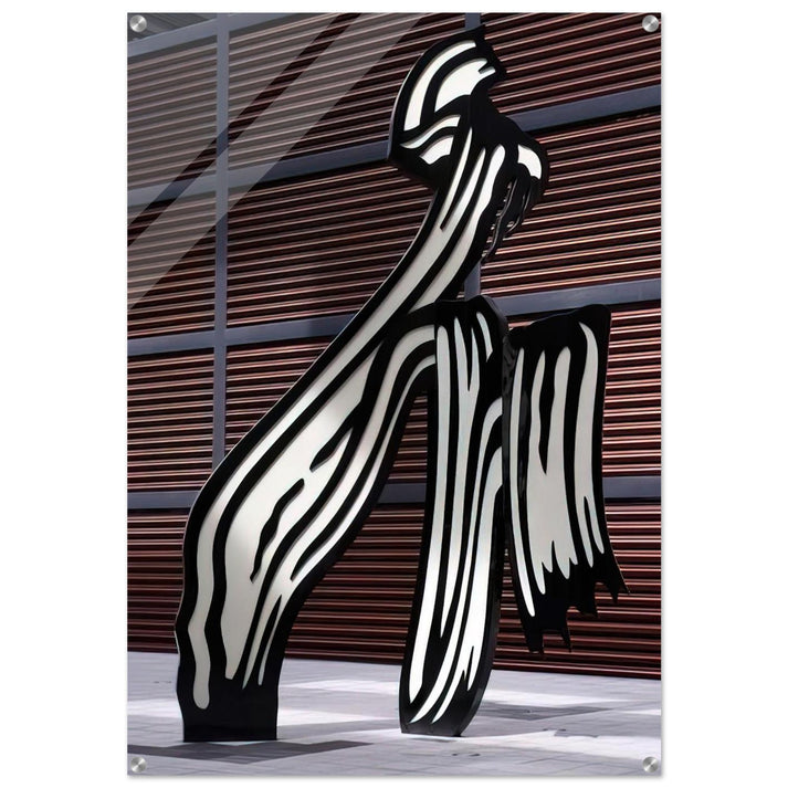 BRUSHSTROKE 1996 - Roy Lichtenstein Acrylic Print - 70x100 cm / 28x40″ inches | Roy Lichtenstein Wall Art | Roy Lichtenstein Prints