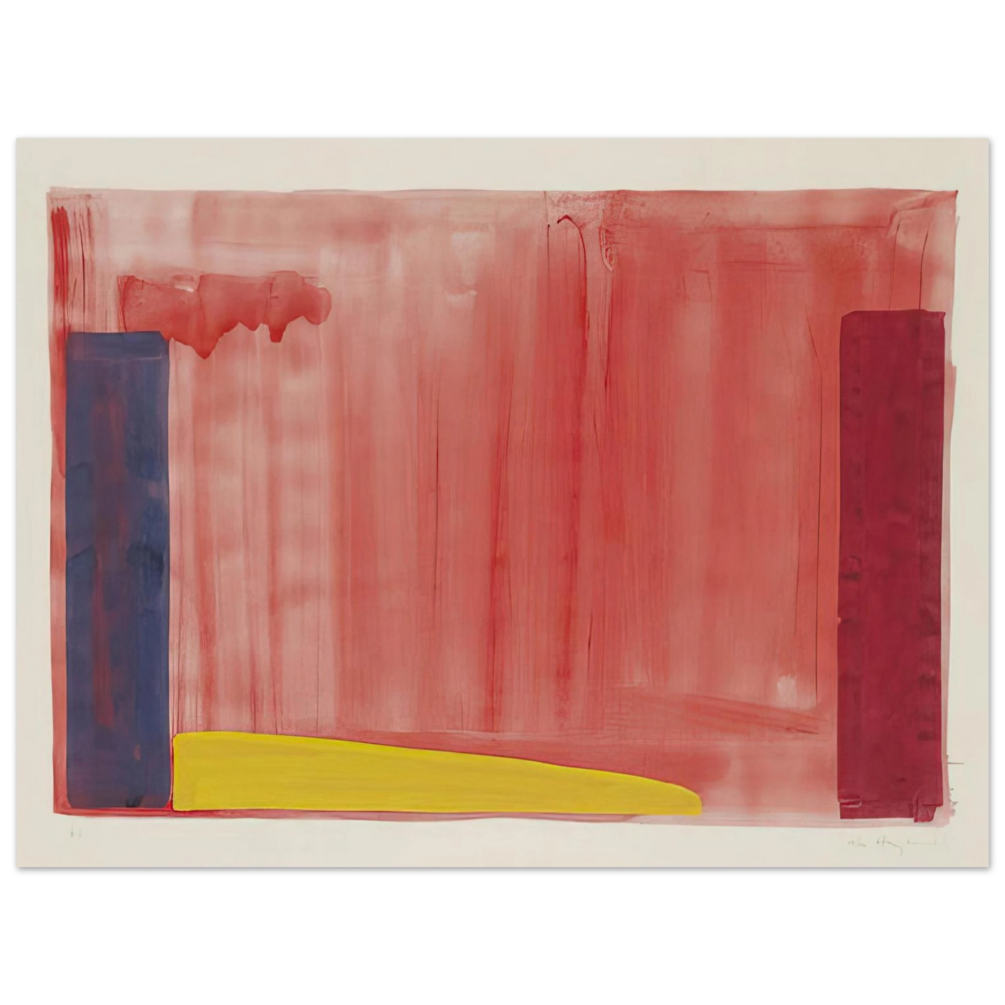 John Hoyland - Untitled - Color Field Painting Fine Art Poster - Default Title