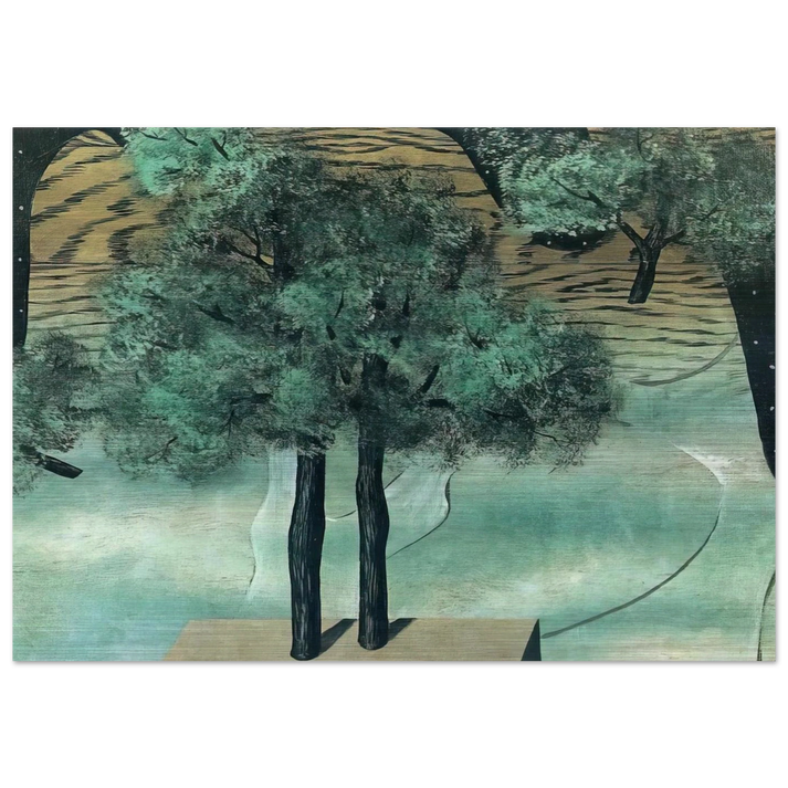 THE CULTIVATION OF IDEAS 1927 - Rene Magritte Brushed Aluminum Print - 70x100 cm / 28x40 inches | Rene Magritte Aluminum Print | Rene Magritte Prints