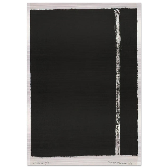 Canto VI - Barnett Newman Brushed Aluminum Print - 70x100 cm / 28x40 inches | Barnett Newman Aluminum Print | Barnett Newman Prints