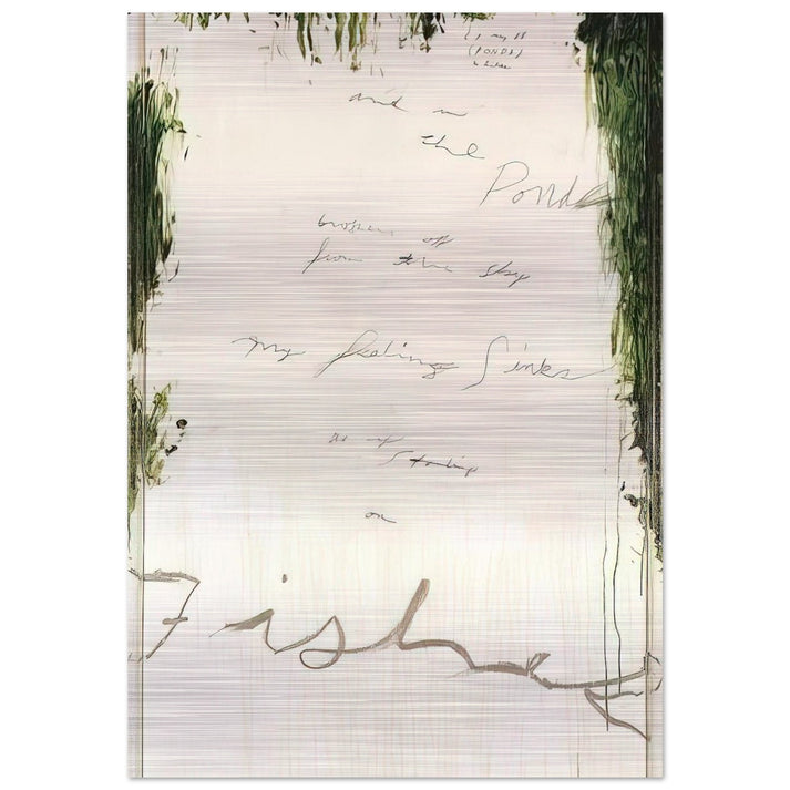 Untitled Part I - Cy Twombly Brushed Aluminum Print - 70x100 cm / 28x40 inches | Cy Twombly Aluminum Print | Cy Twombly Prints