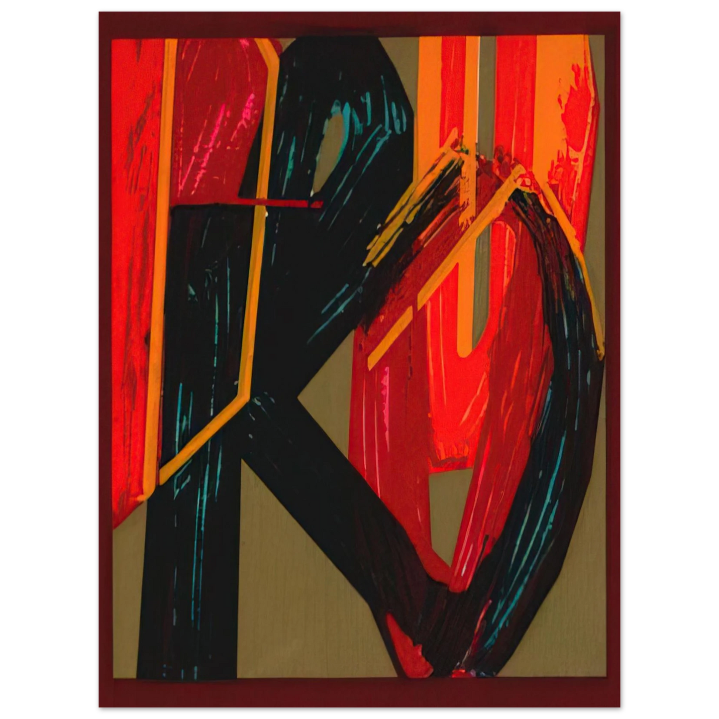 Joao Vieira - unknowntitle - Lettrism Fine Art Poster - Default Title