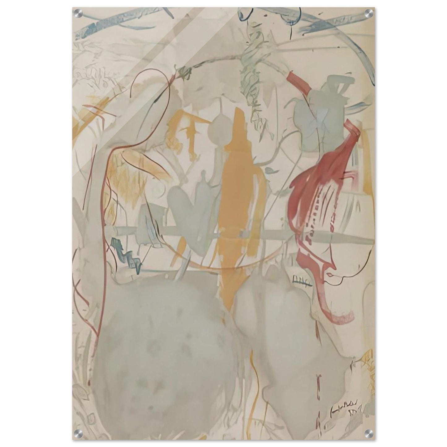 Seven Types of Ambiguity, 1957- - Helen Frankenthaler Acrylic Print - 70x100 cm / 28x40″ inches
