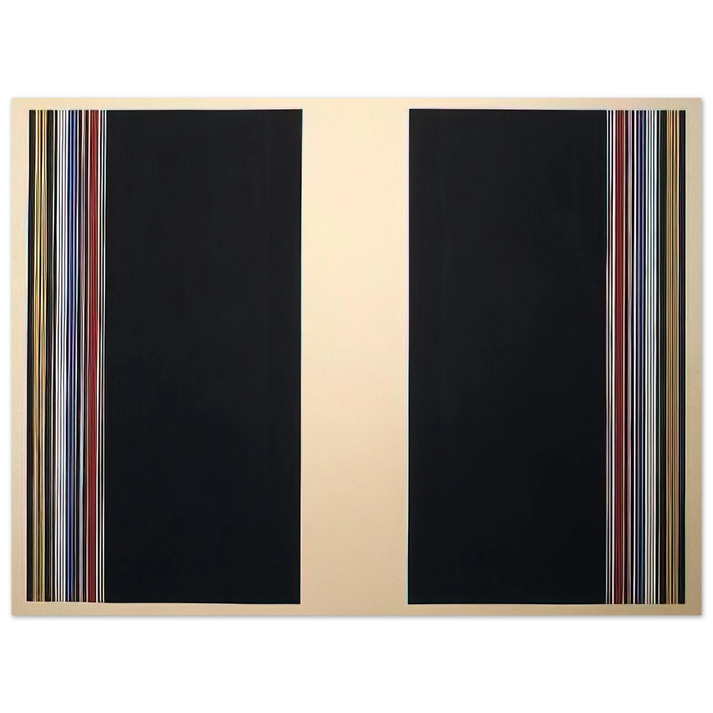 Gene Davis - Untitled - 1985 75x100 cm / 30x40inches Fine Art Poster