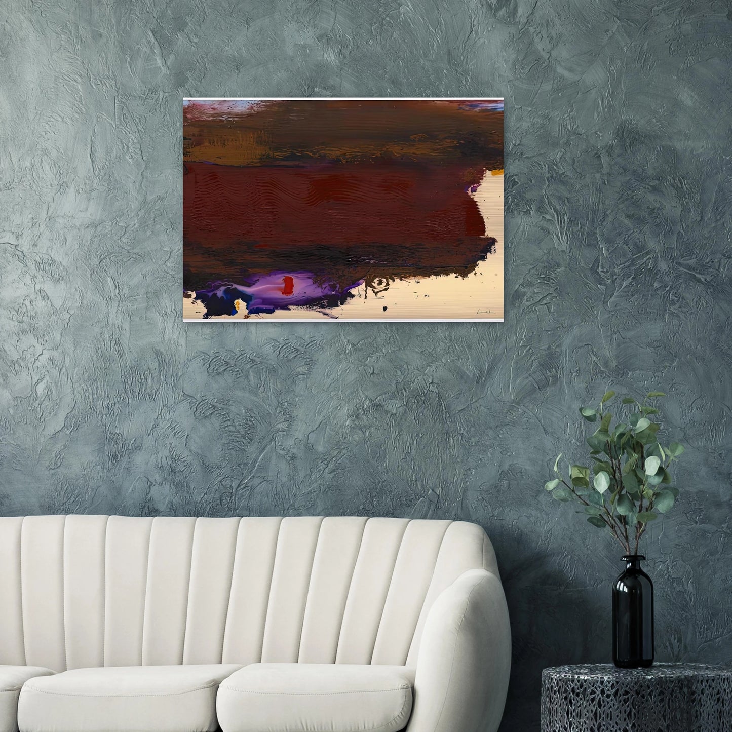 Requiem, 1992- - Helen Frankenthaler Brushed Aluminum Print - 70x100 cm / 28x40 inches | Helen Frankenthaler Aluminum Print | Helen Frankenthaler Prints