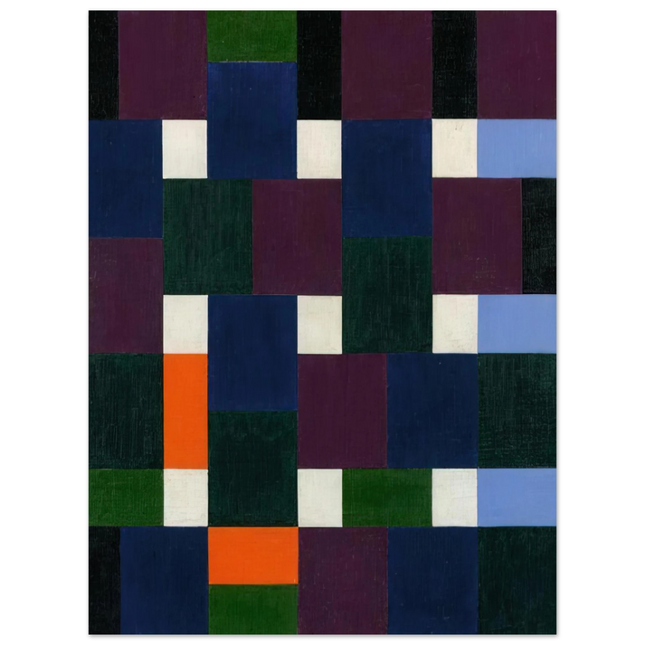 Max Bill - Eight Colour Groups - 1947 75x100 cm / 30x40inches Fine Art Poster