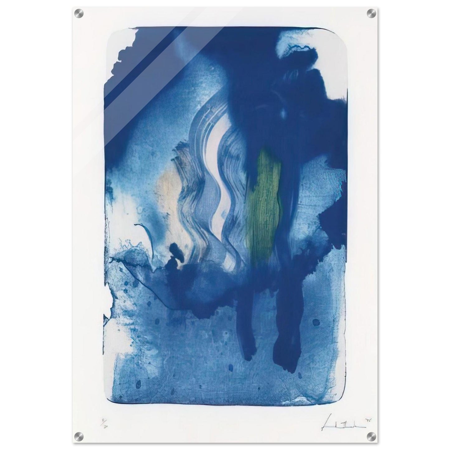 Reflections V - 1995 - Helen Frankenthaler Acrylic Print - 70x100 cm / 28x40″ inches | Helen Frankenthaler Wall Art | Helen Frankenthaler Prints