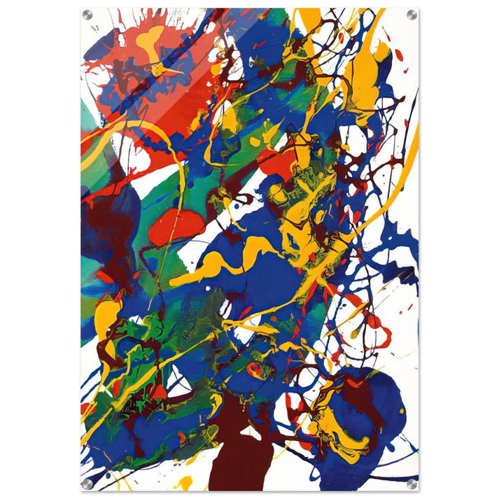 Untitled SFP94-101 SFF 1783 - Sam Francis Acrylic Print - 70x100 cm / 28x40″ inches
