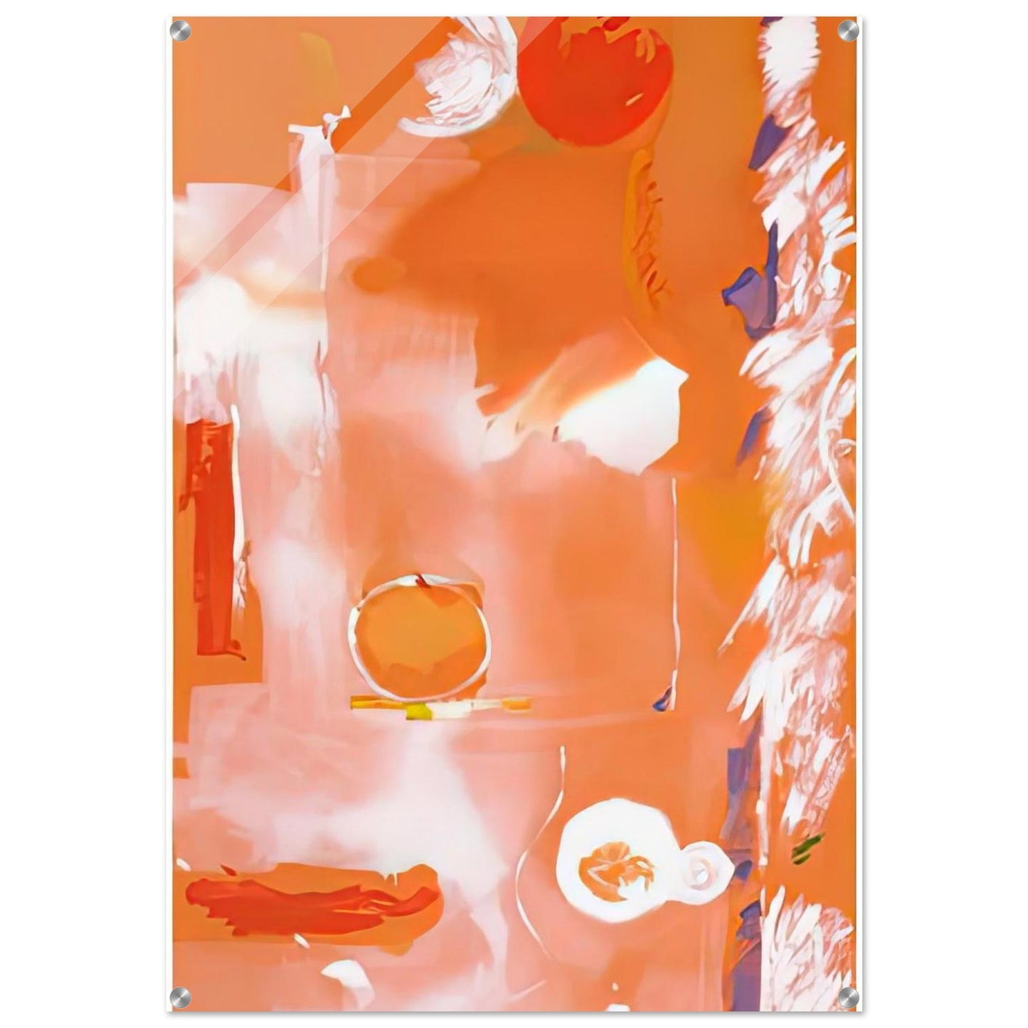 Seeing the Moon on a Hot Summer Day, 1987- - Helen Frankenthaler Acrylic Print - 70x100 cm / 28x40″ inches