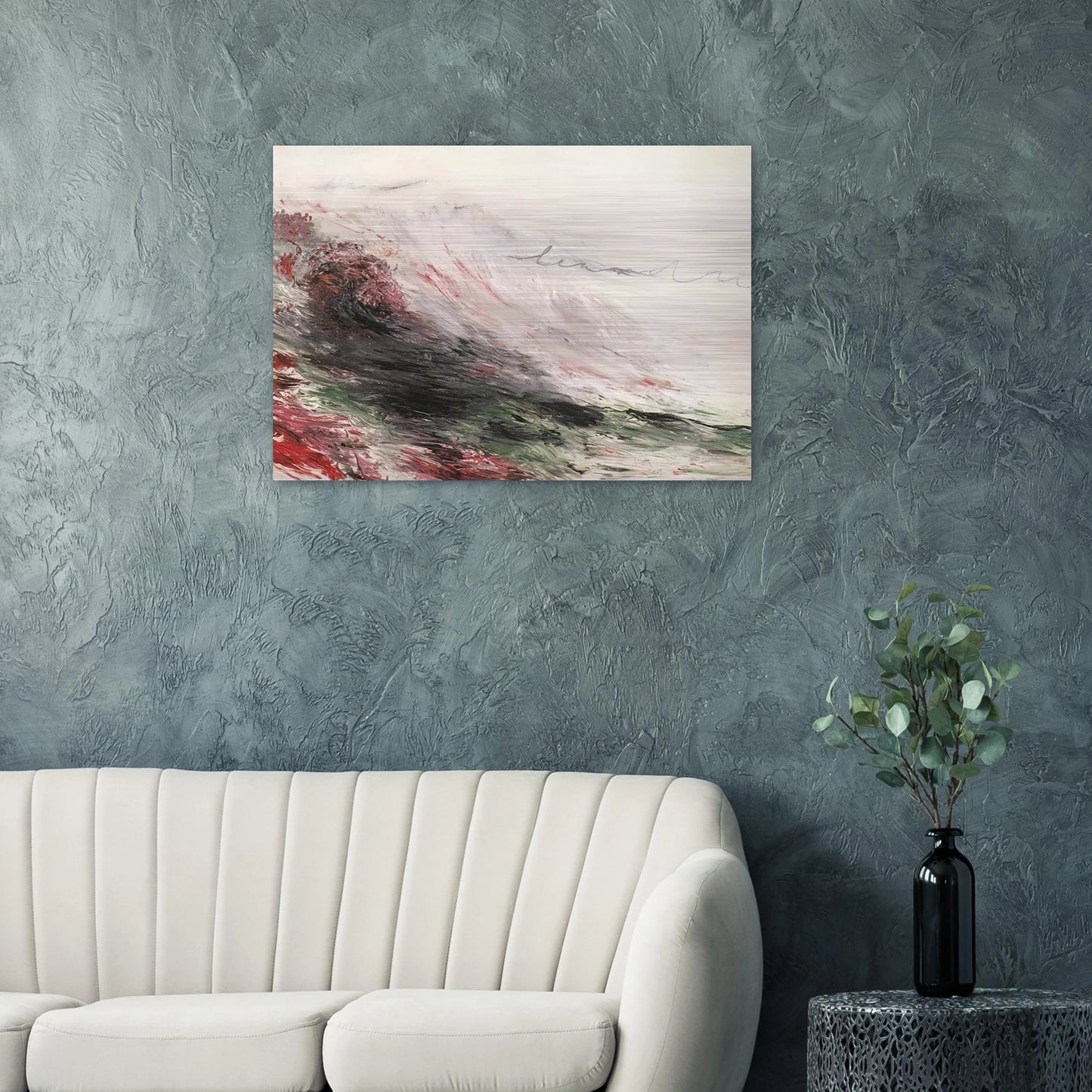 Hero and Leandro A Painting in Four Parts Part I - Cy Twombly Brushed Aluminum Print - 70x100 cm / 28x40 inches | Cy Twombly Aluminum Print | Cy Twombly Prints