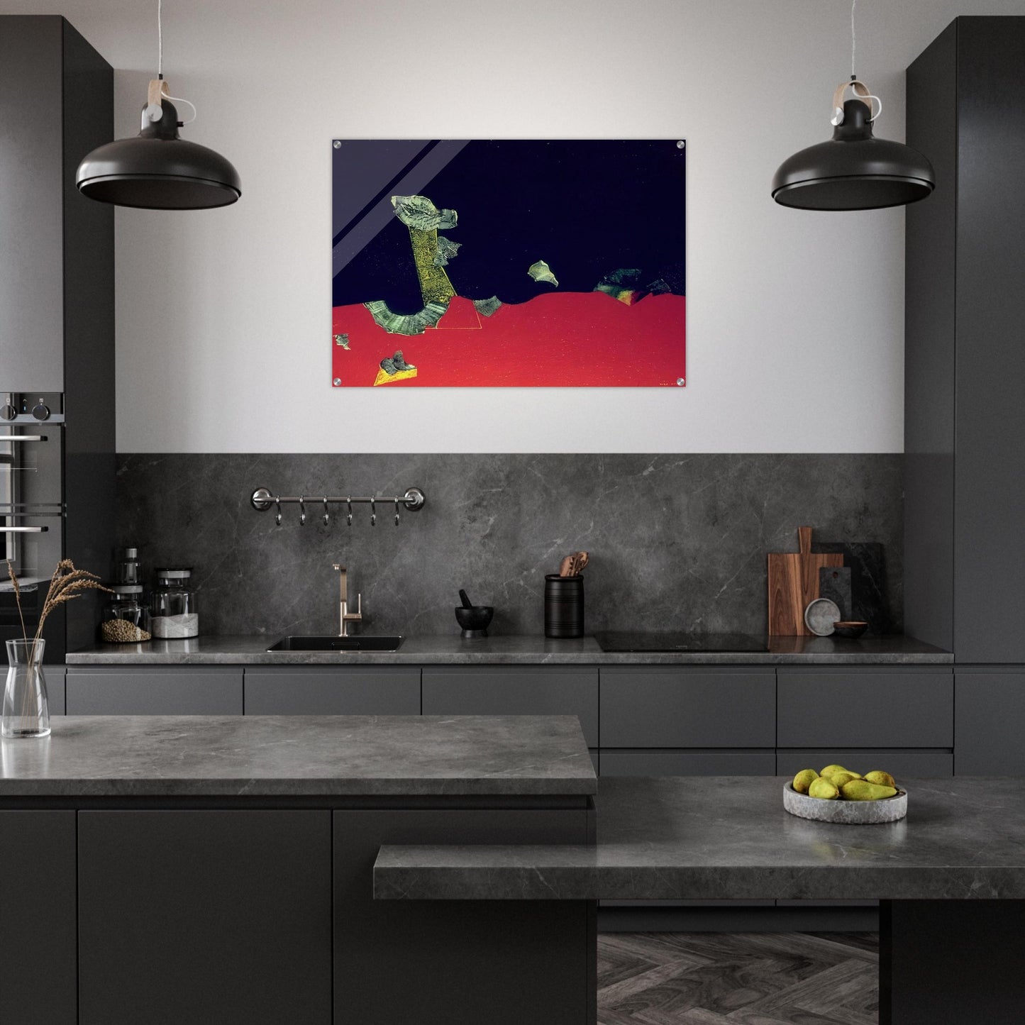 Landscape with shells - Max Ernst Acrylic Print - 70x100 cm / 28x40″ inches