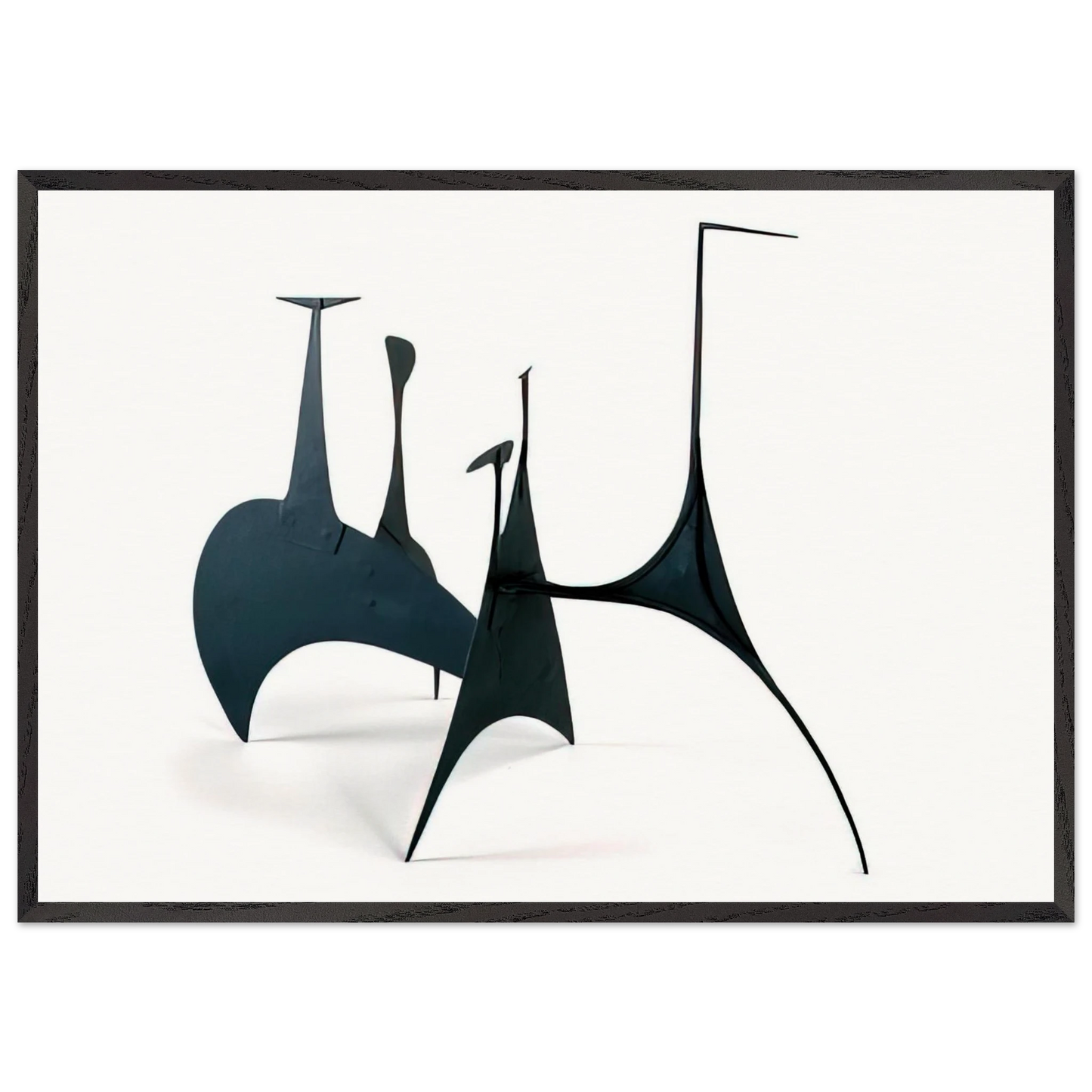 SPINY MAQUETTE 1939 - Alexander Calder Framed Art Print – Black Wooden Frame - Default Title - -Framed Art Print