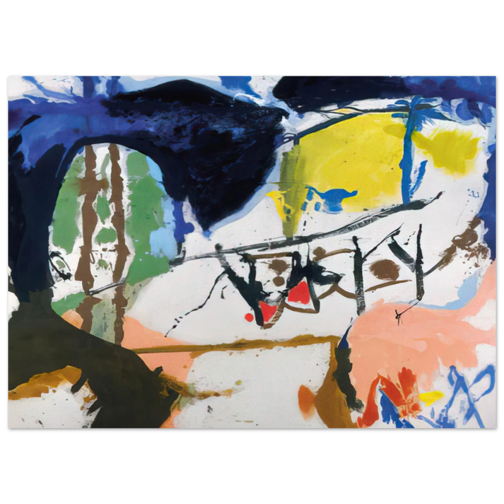 Helen Frankenthaler - Acres - 1959 Wall art - A1 (59.4 x 84.1 cm) - Fine Art Poster-canvas - -