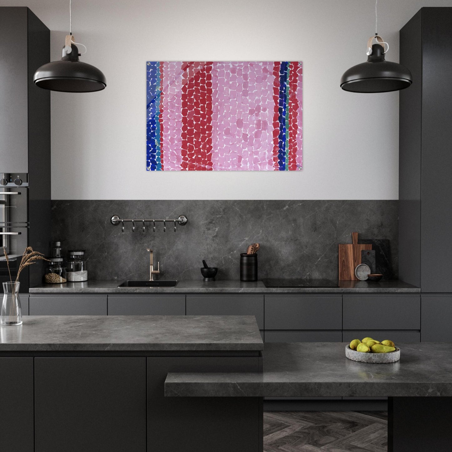 A GLIMPSE OF MARS 1969 - Alma Woodsey Thomas Acrylic Print - 70x100 cm / 28x40″ inches