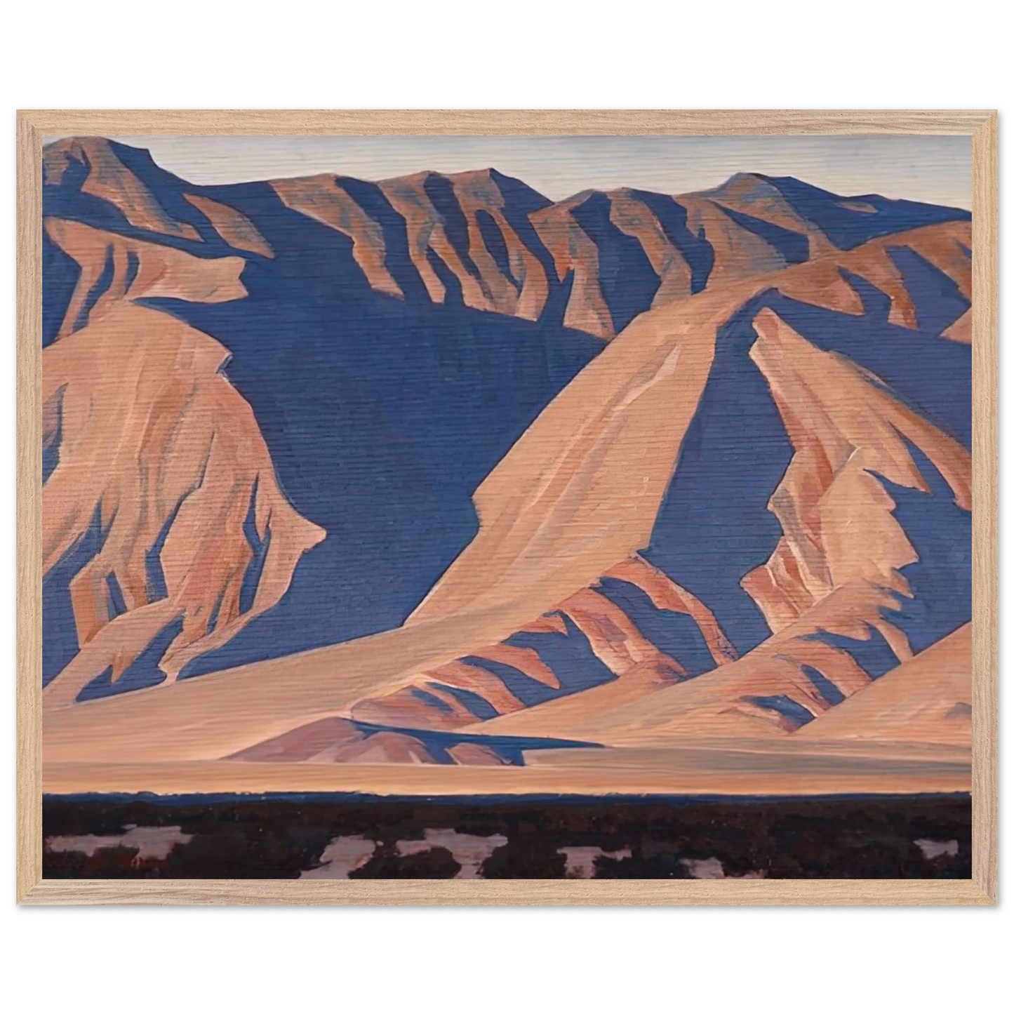 Maynard Dixon - INYO MOUNTAINS 1944 Wall art - 30x45 cm / 12x18 inches - Fine Art Poster-canvas - -