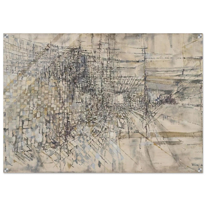 La Garde Des Anges - 1950 - Maria Helena Vieira da Silva Acrylic Print - 70x100 cm / 28x40″ inches