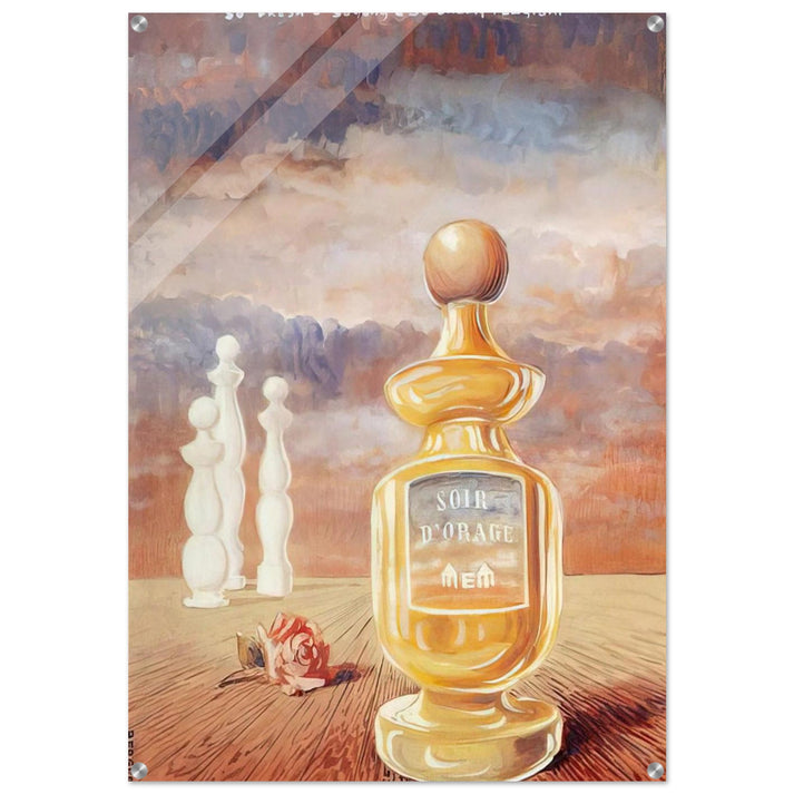 SOIR D ORAGE STRANGE PERFUME BY MEM - Rene Magritte Acrylic Print - 70x100 cm / 28x40″ inches