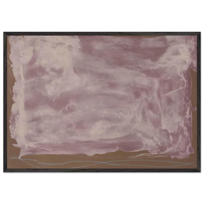 Soho Dreams - 1987 - Helen Frankenthaler 70x100 cm / 28x40 inches Framed Art Print – Black Wooden Frame