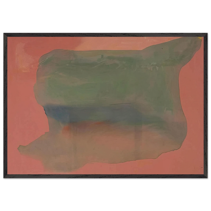 Yearning - 1973 - Helen Frankenthaler 70x100 cm / 28x40 inches Framed Art Print – Black Wooden Frame