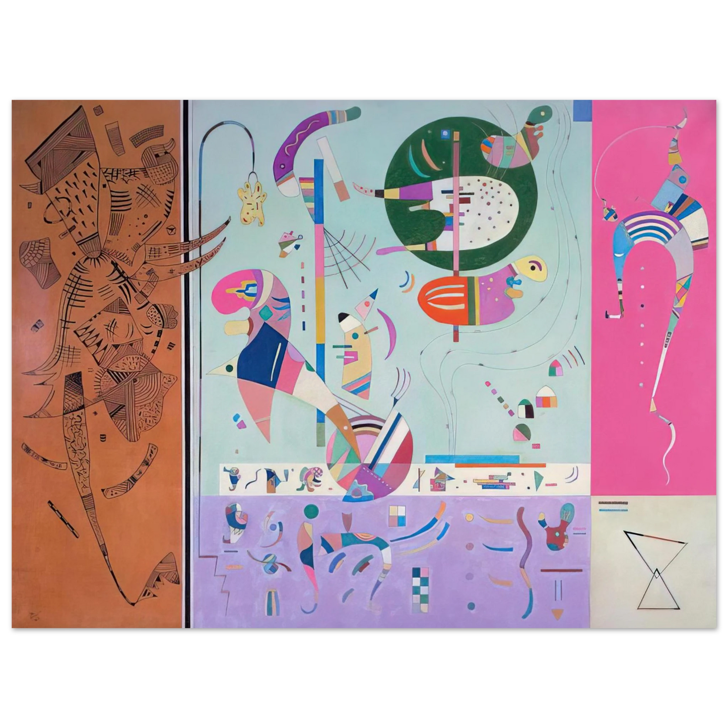 Wassily Kandinsky - VARIOUS PARTS 1940 Fine Art Poster - Default Title