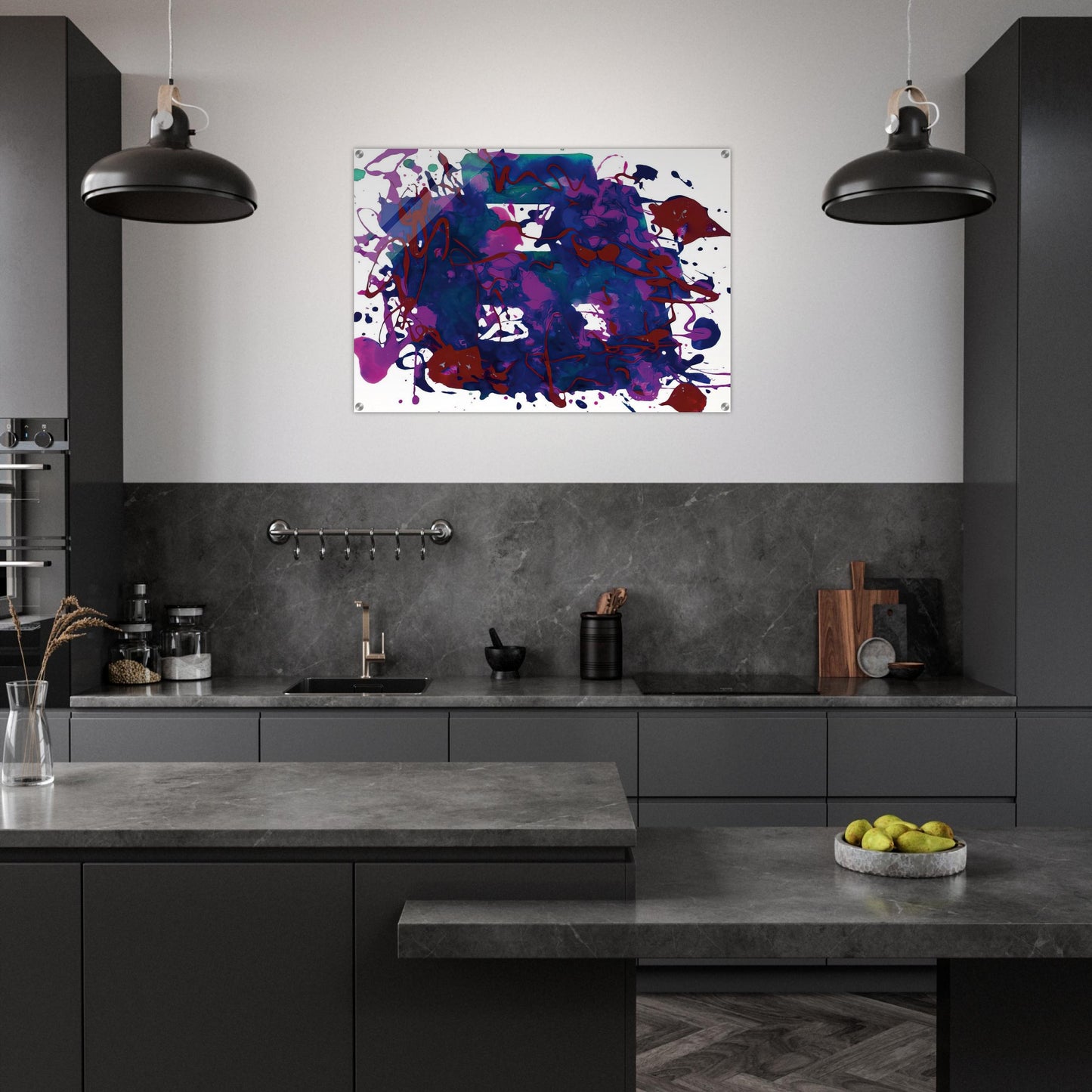 Untitled SFP94-75 SFF 1749 - Sam Francis Acrylic Print - 70x100 cm / 28x40″ inches