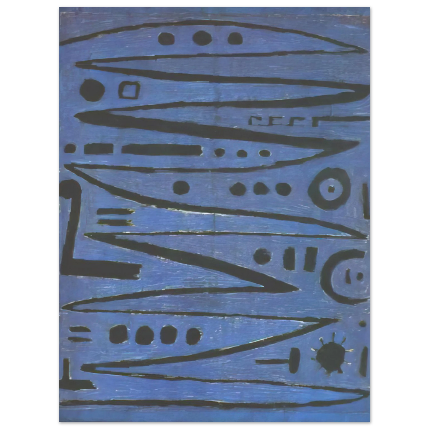 Paul Klee - HEROIC FIDDLING 1938 Fine Art Poster - Default Title