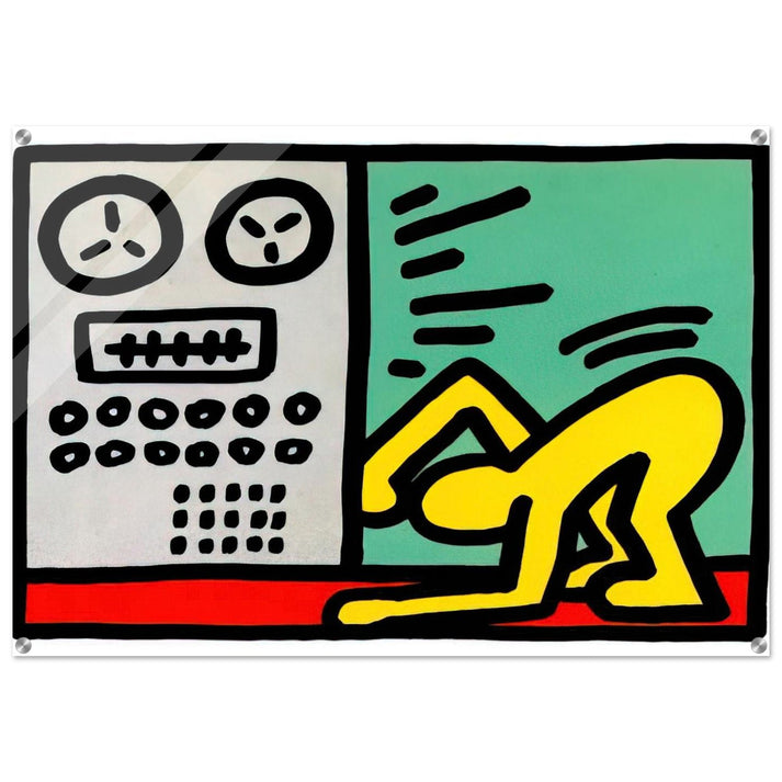 POP SHOP III 1989 - Keith Haring Acrylic Print - 70x100 cm / 28x40″ inches | Keith Haring Wall Art | Keith Haring Prints