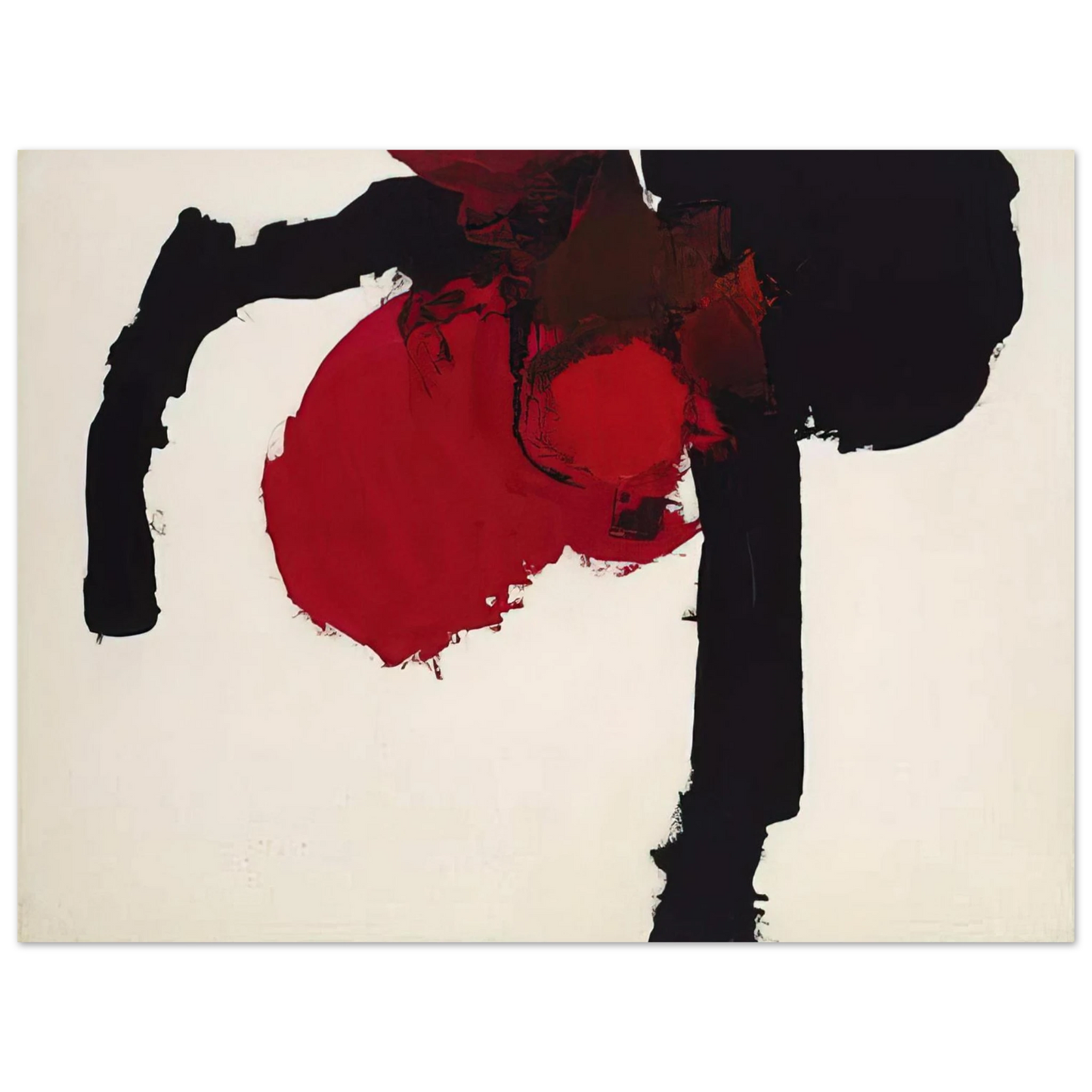 Luis Feito - COMPOSITION 1964 Fine Art Poster - Default Title