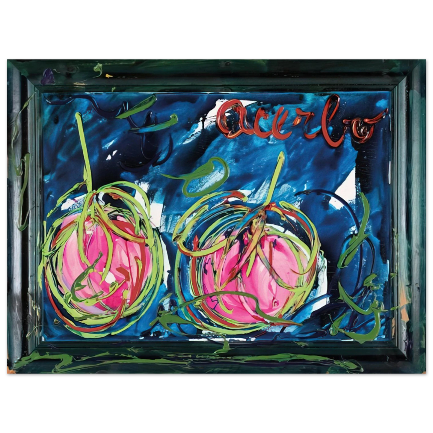 Mario Schifano - Acerbo - 1984 Fine Art Poster - Default Title